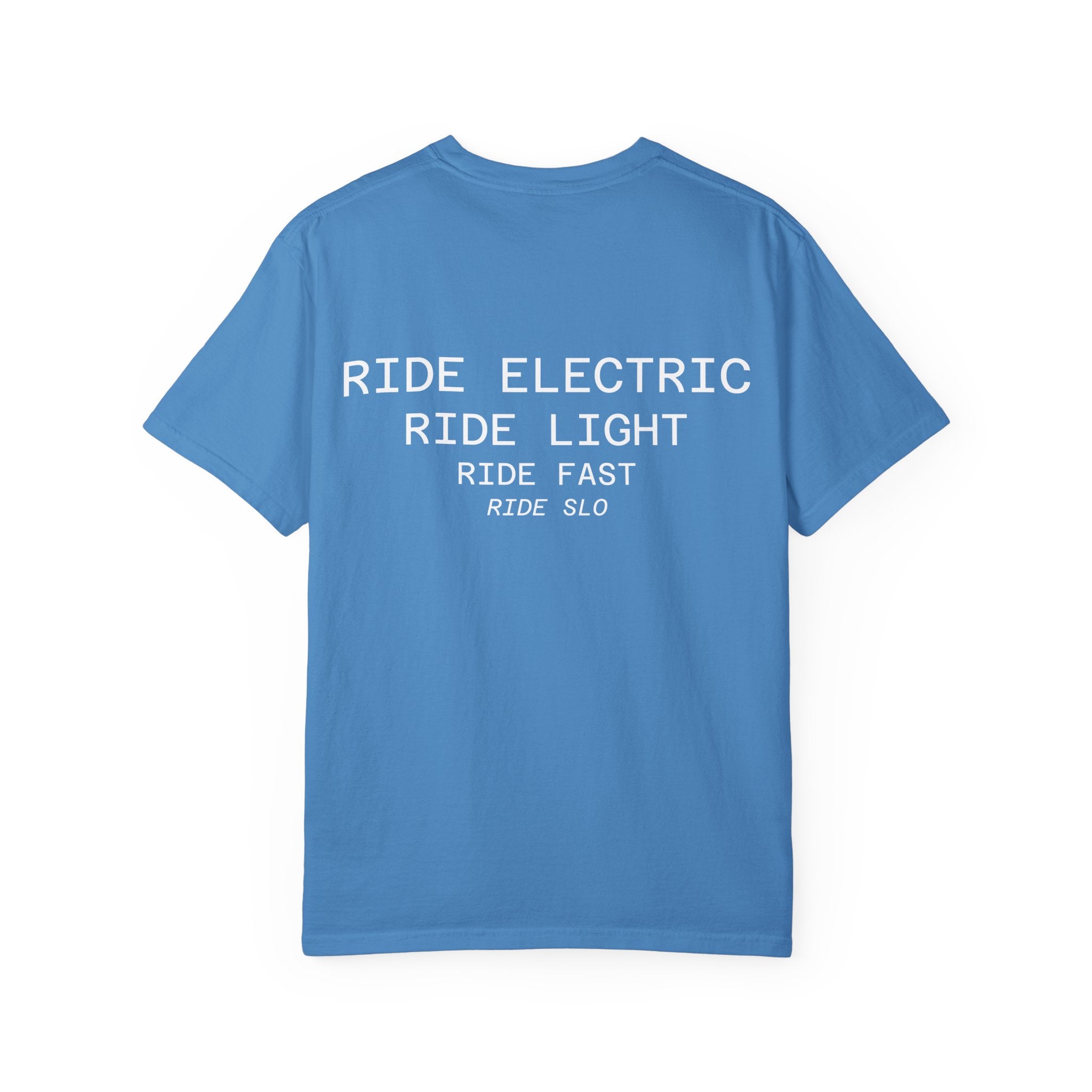 Ride Electric Ride Light T-Shirt | SLOMOTO Products Circle Logo